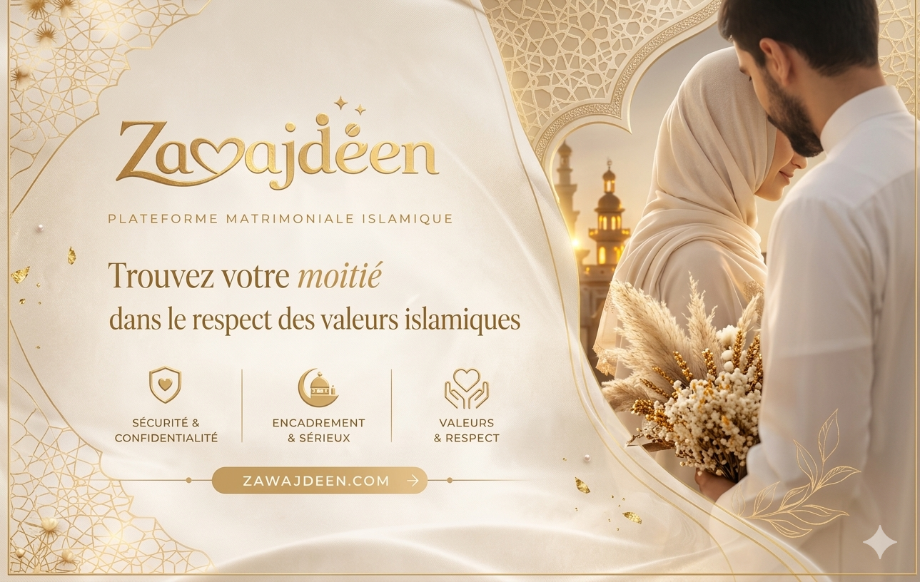 Zawajdeen — Plateforme matrimoniale islamique